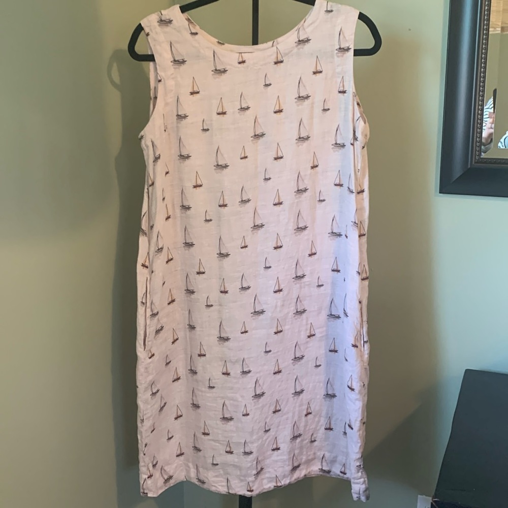 Sea Glass Lane - linen dress in size Small